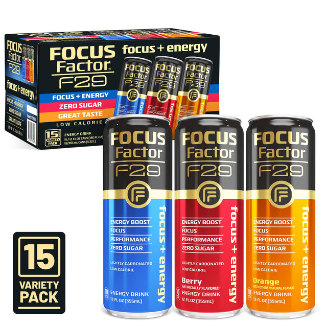 F29 Focus + Energy Drink Variety Pack Focus Factor®