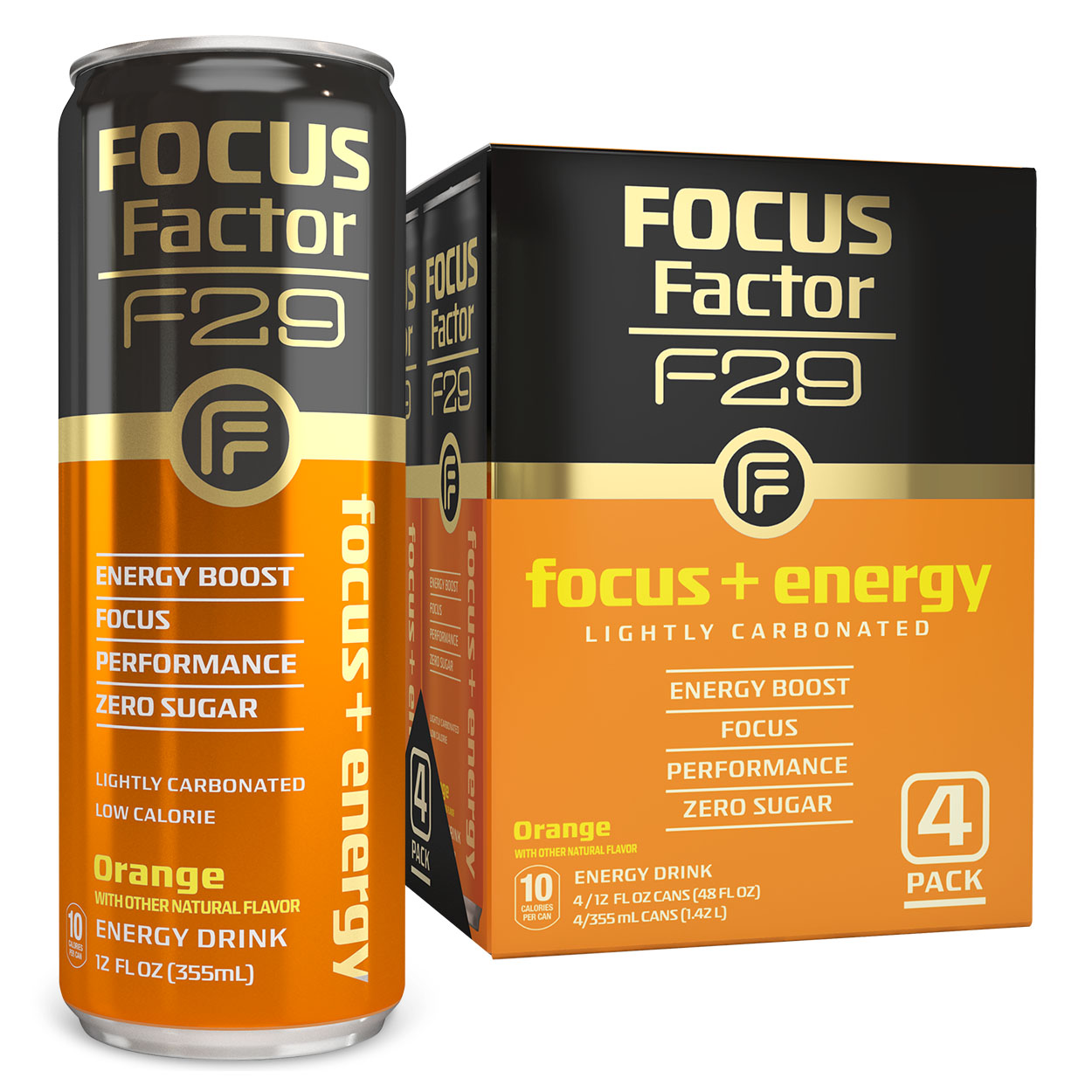 Focus + Energy Drink - Orange